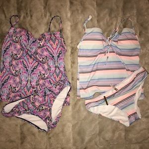 2for1 VICTORIA’S SECRET TANKINIS! underwire padded